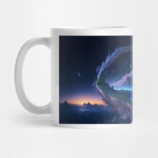 Planet island Mug